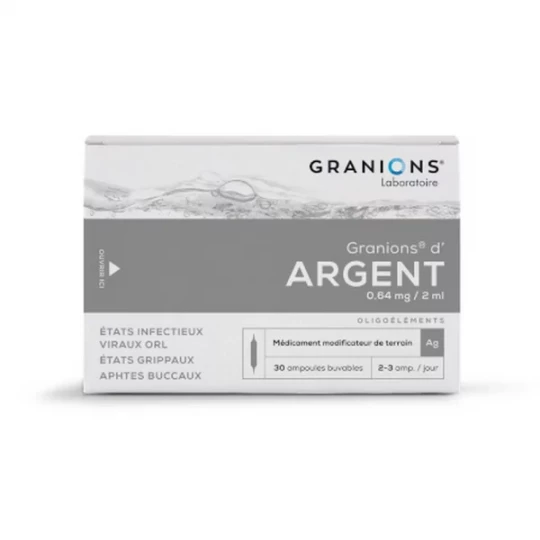 Granions d'Argent 0,64 mg/2 ml x 30