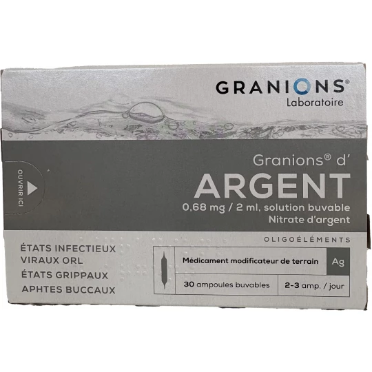 Granions d'Argent 0,64 mg/2 ml x 30