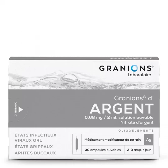 Granions d'Argent 0,64 mg/2 ml x 30