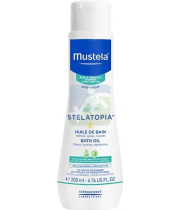Mustela Stelatopia Huile de Bain Lactée 200 ml