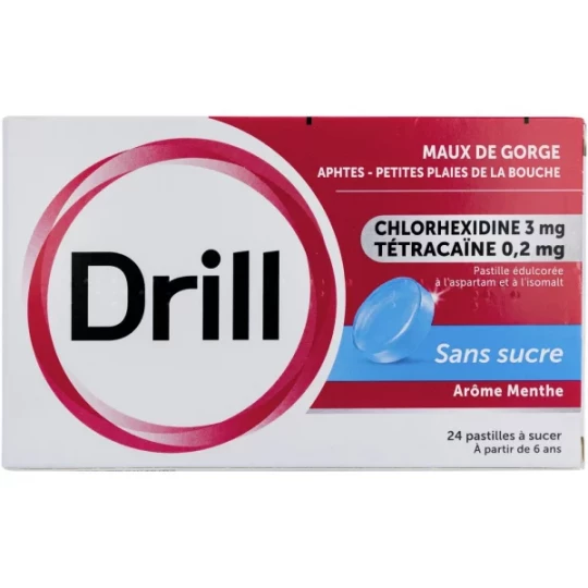 Drill Tétracaïne Pastilles Sans Sucre x 24 - image 5