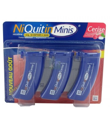 NiQuitinMini 1,5 mg Cerise sans sucre x60