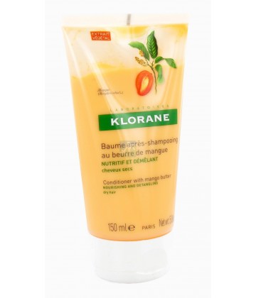 Klorane Baume Après-shampooing au Beurre de Mangue 150 ml