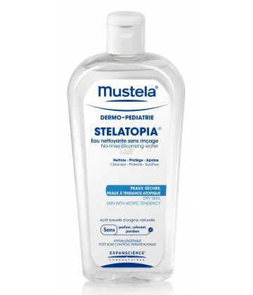 Mustela Stelatopia Eau nettoyante sans rinçage 400 ml (NSFP)