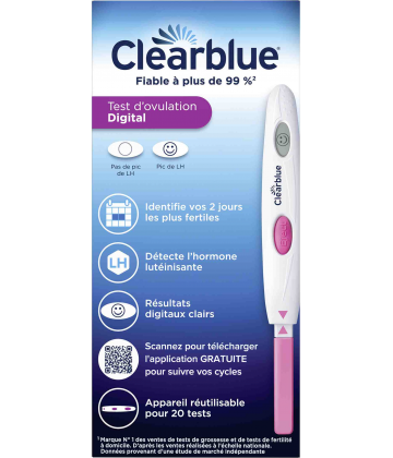 Clearblue Test d'ovulation Digital