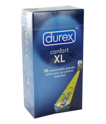 Durex Préservatifs Confort XL x 10 (NSFP)