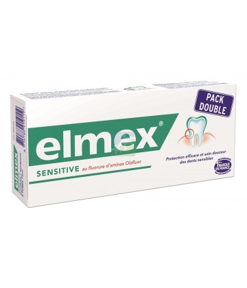 Elmex Sensitive Dentifrice 2 x 75 ml