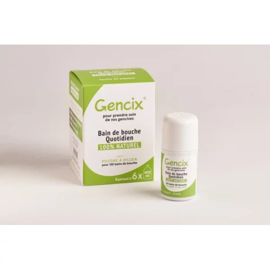 Gencix Bain de Bouche Quotidien 100 % Naturel Poudre 6 g - image 2