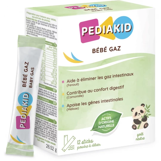 Pediakid Bébé Gaz Stick x 12