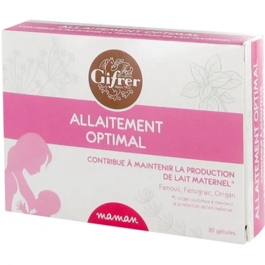 Gifrer Allaitement Optimal Fenouil'Fenugrec-Origan x 30