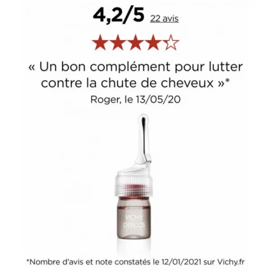 Vichy Dercos Aminexil Clinical 5 Homme x 21 - image 3
