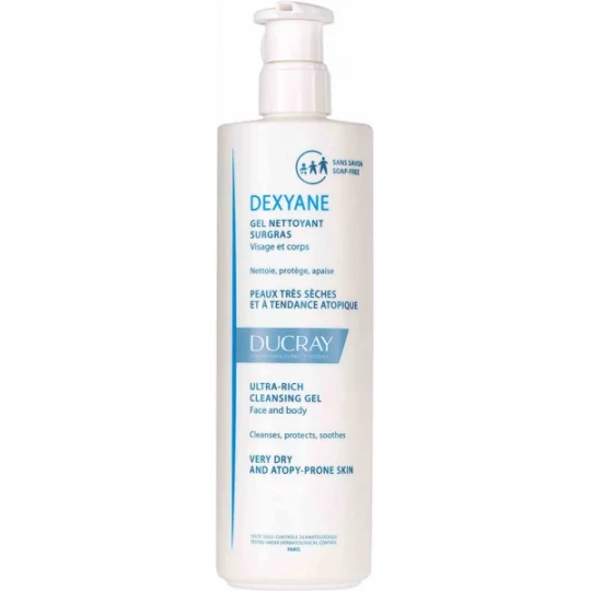Ducray Dexyane Gel Nettoyant Surgras 400 ml