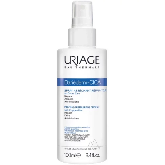 Uriage Bariéderm Cica-Spray Asséchant Réparateur 100 ml