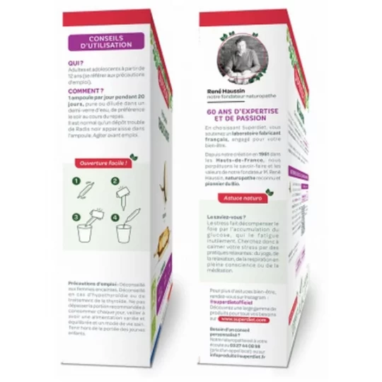 Superdiet Radis Noir Ampoules x 20 - image 2