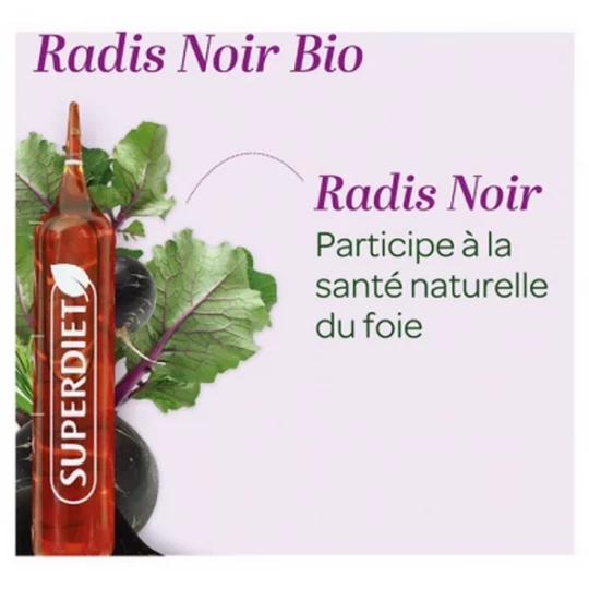 Superdiet Radis Noir Ampoules x 20 - image 3