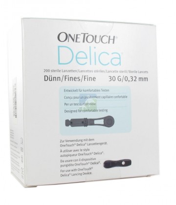 OneTouch Delica Lancettes Stériles x 200