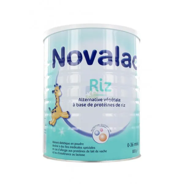 Novalac Alternative Vegetale Riz 800 G Pas Cher Alimentation Bebe Lasante Net
