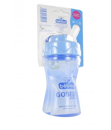 Bébisol Gobelet Avec Paille Bleu 300 ml (doublon)