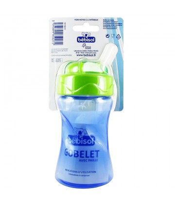 Bébisol Gobelet avec Paille 300 ml