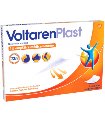 Voltarenplast 1% x 5