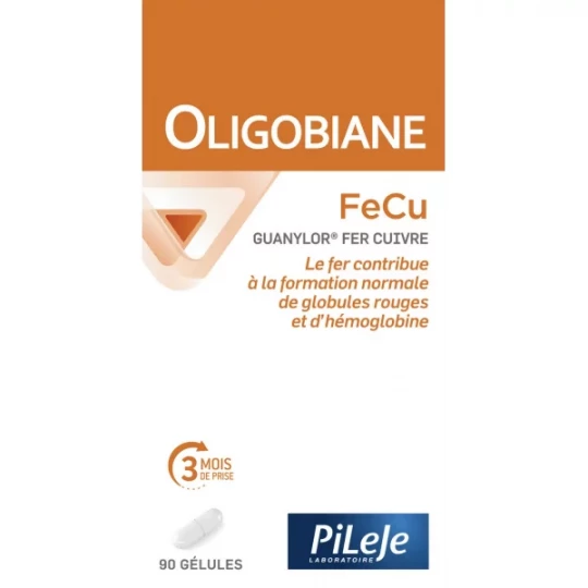 PiLeJe Oligobiane FeCu Gélules x 90