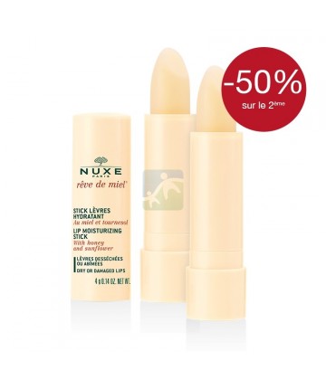 Nuxe Stick Lèvres Hydratant Rêve de Miel Lot de 2