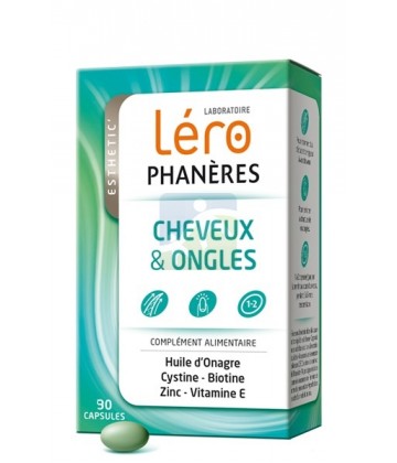 Léro Phanéres Cheveux Ongles Capsules x 90