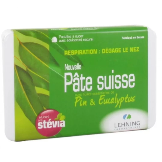 Lehning Pâte Suisse Sans Sucres Pastilles x 40