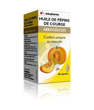 Arkogélules Huile de Pépins de Courge x 180