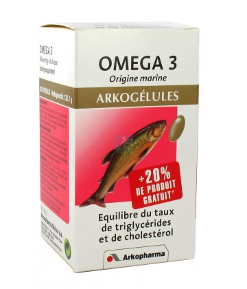 Arkogélules Omega 3 Origine Marine (huile de poissons) x 180