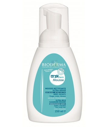 Bioderma ABCDerm mousse nettoyante ultra-douce 250 ml (NSFP)