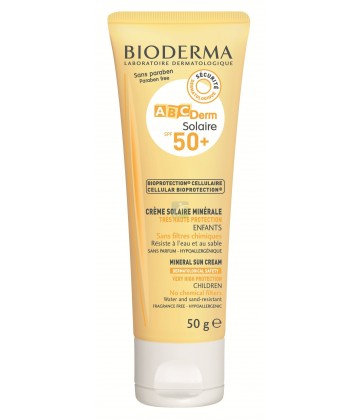 Bioderma ABCDerm Crème Solaire Minérale SPF50+ 50 g