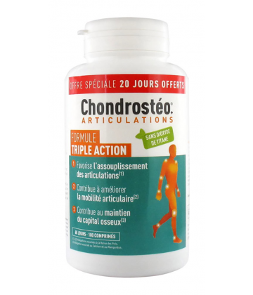 Chondrosteo®+ Articulations x 120 + 60 OFFERTS