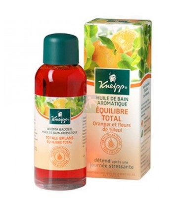 Kneipp Huile de bain Tilleul et Fleur d'Oranger 100 ml