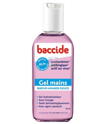 Cooper Baccide Gel Hydroalcoolique 75 ml Amande Douce