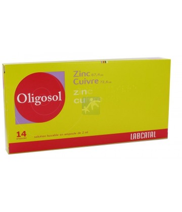 Oligosol Zinc-Cuivre x 14
