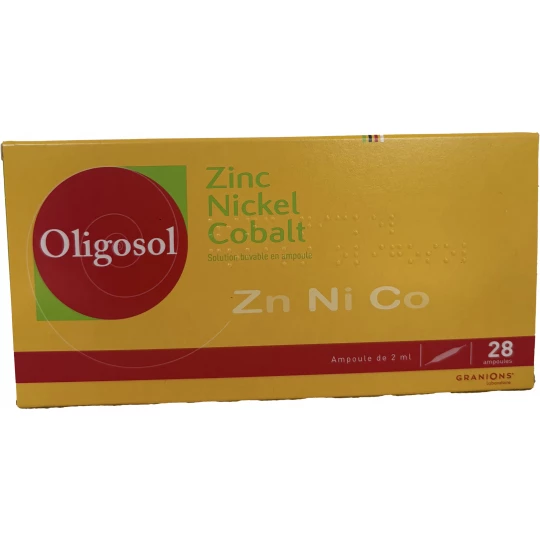 Oligosol Zinc-Nickel-Cobalt x 28