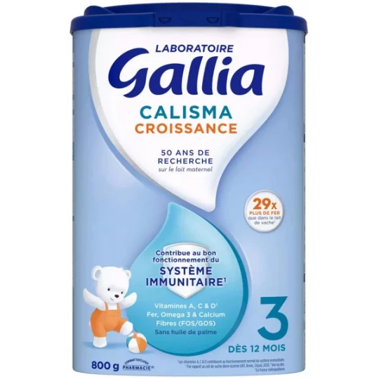 Gallia Calisma Croissance 3ème âge 800 g