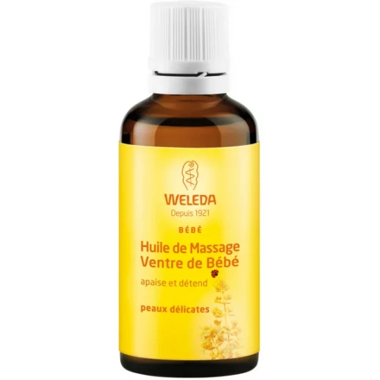 Weleda Huile de Massage Ventre de Bébé 50 ml