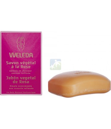 Weleda Savon Végétal à la Rose 100 g
