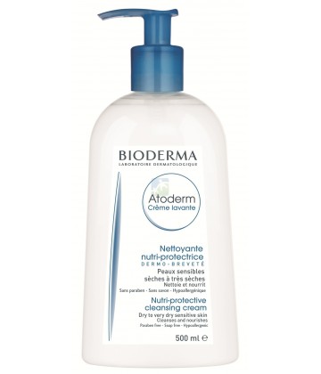 Bioderma Atoderm Crème Lavante Nettoyante Nutri-protectrice 500 ml