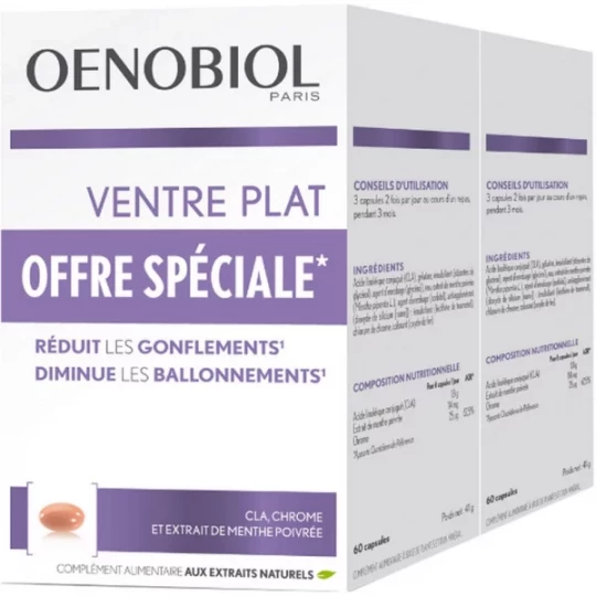 Œnobiol Femme 45+ Ventre Plat 2 x 30