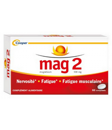 Mag 2 100 mg Sans Sucre x 60