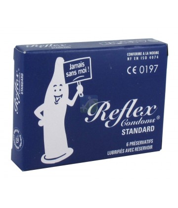 Préservatifs Reflex Condoms Standard x 6