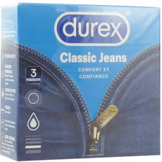 Durex Préservatifs Jeans Pochette x 3