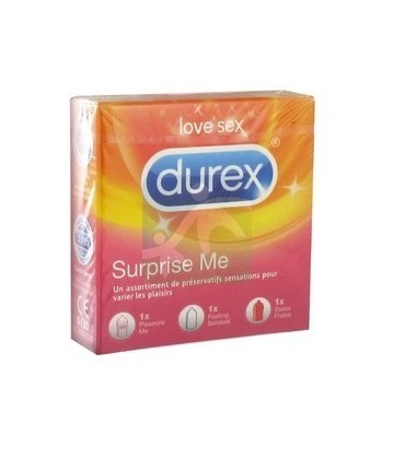 Durex Préservatifs Surprise Me Pochette x 3