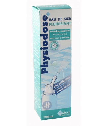 Gilbert Physiodose Eau de Mer Fluidifiante 100 ml