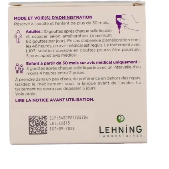 Lehning n°107 Gastro-entérites 30 ml - image 2