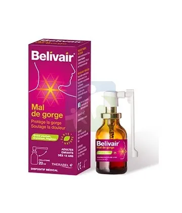 Belivair Mal de Gorge Collutoire 20 ml