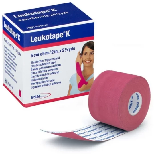 Leukotape K Rose 5 cm x 5 cm